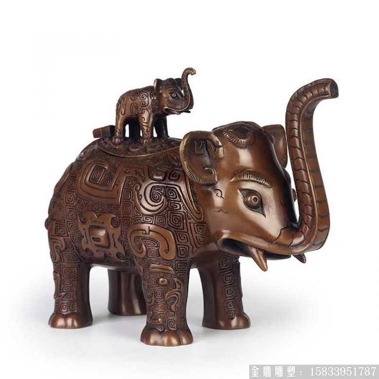 大象铜雕 (1)