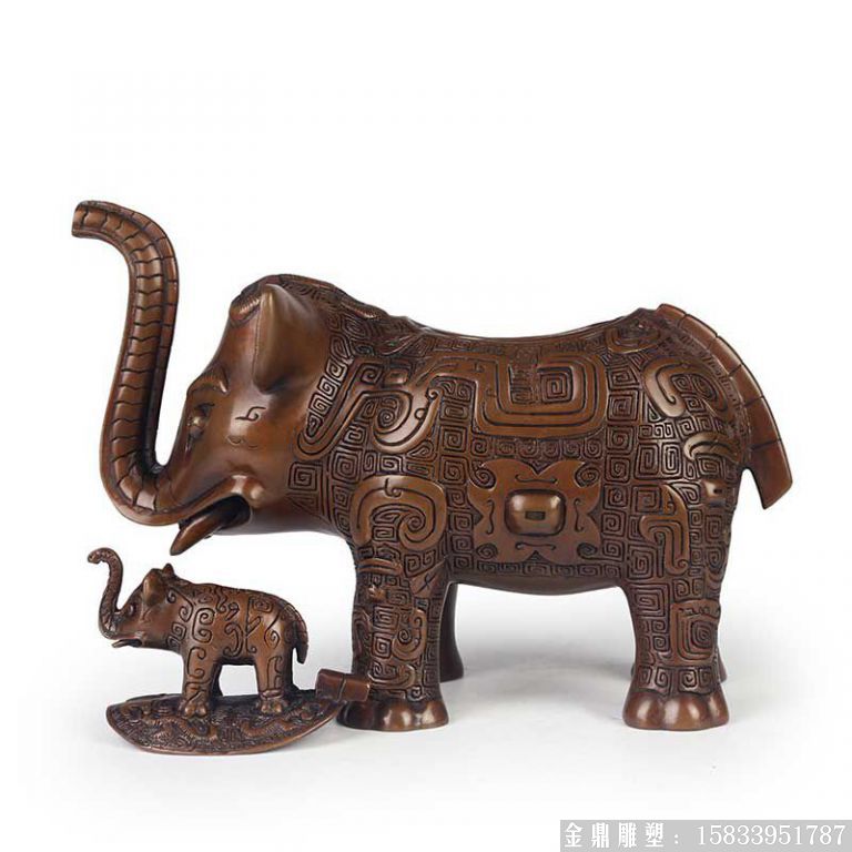 大象铜雕 (3)